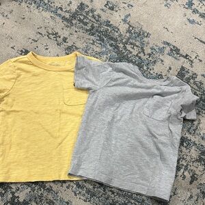 Kids Yellow and Gray T-Shirts